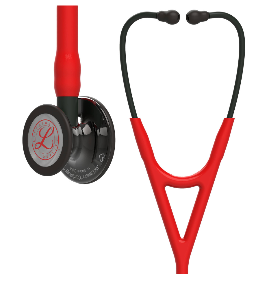 #6182 3M™ Littmann® Cardiology IV™ Diagnostic Stethoscope, Limited Edition, Red Tube, 27 inch