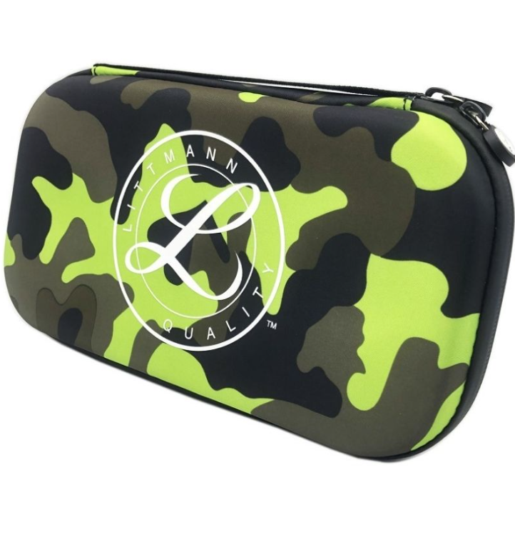 3M Littmann Stethoscope Hard Case - Camouflage – A camouflage-patterned Littmann stethoscope hard case, combining style with secure storage for medical professionals.