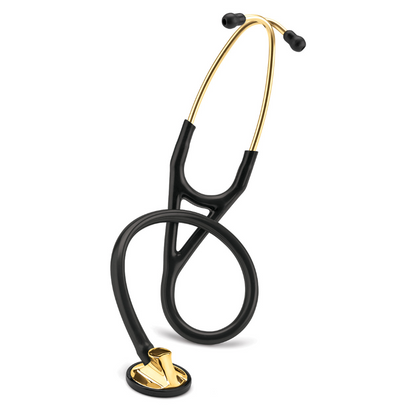 #2175 3M™ Littmann® Master Cardiology™ Stethoscope, Brass-Finish Chestpiece, Black Tube, 27 inch