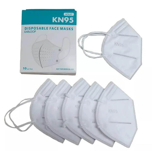 KN95 Face Mask – 5-Layer Filtration & Secure Fit
– High-filtration KN95 face mask with adjustable nose clip and soft ear loops.