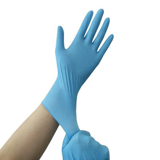 Disposable Nitrile Gloves – Blue, Powder-Free
– Blue disposable nitrile gloves, latex-free and powder-free for all-purpose use.