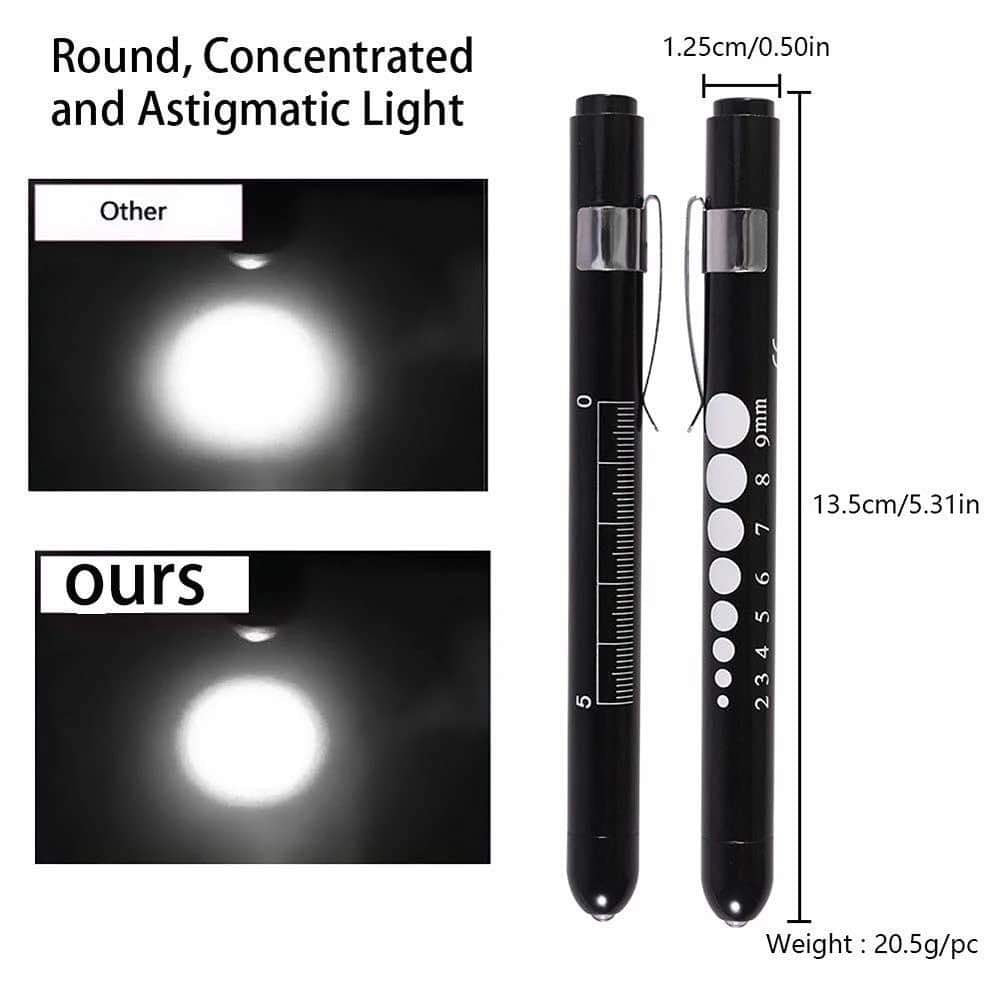 LED Penlight for Nurses & Doctors – Reliable & Convenient
– Medical-grade penlight with a strong LED beam and durable body.