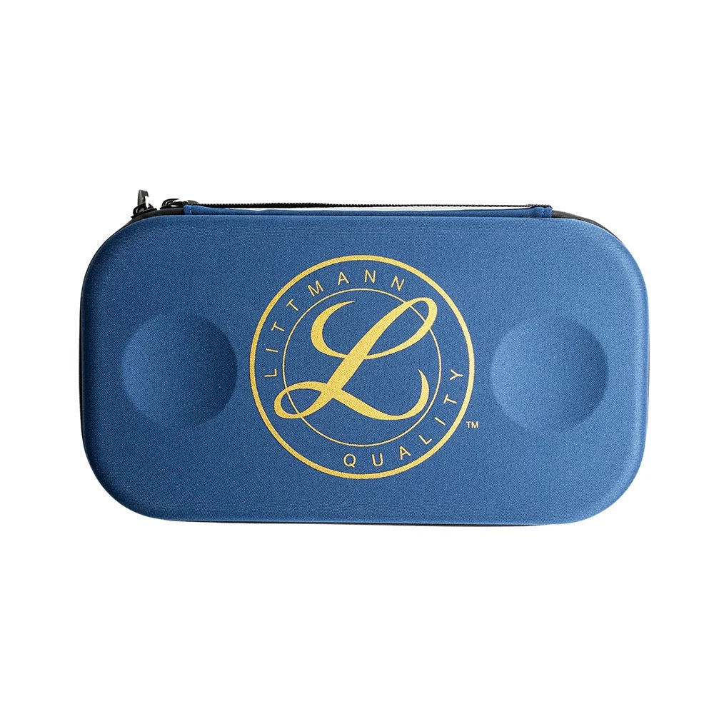 3M Littmann Stethoscope Hard Case - Navy Blue – A navy blue Littmann stethoscope hard case built for durability, ideal for doctors and nurses.