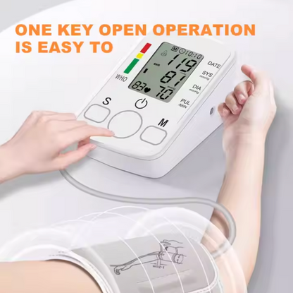 Automatic Digital BP Monitor – Fast & Accurate Readings
– One-touch blood pressure measuring device with an easy-to-read display.