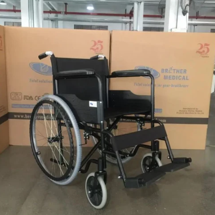 Economy Steel Wheelchair – Durable & Budget-Friendly Mobility Aid