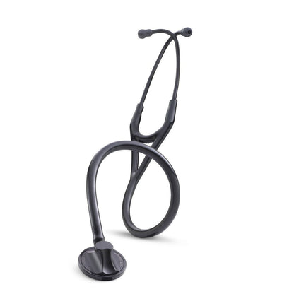 #2161 3M™ Littmann® Master Cardiology™ Stethoscope, Black Plated Chestpiece and Black Headset, Black Tube, 27 inch